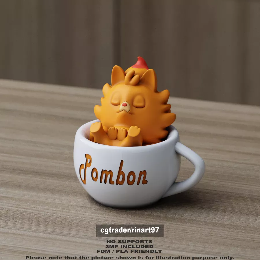 Pombon chill cup 3D print model