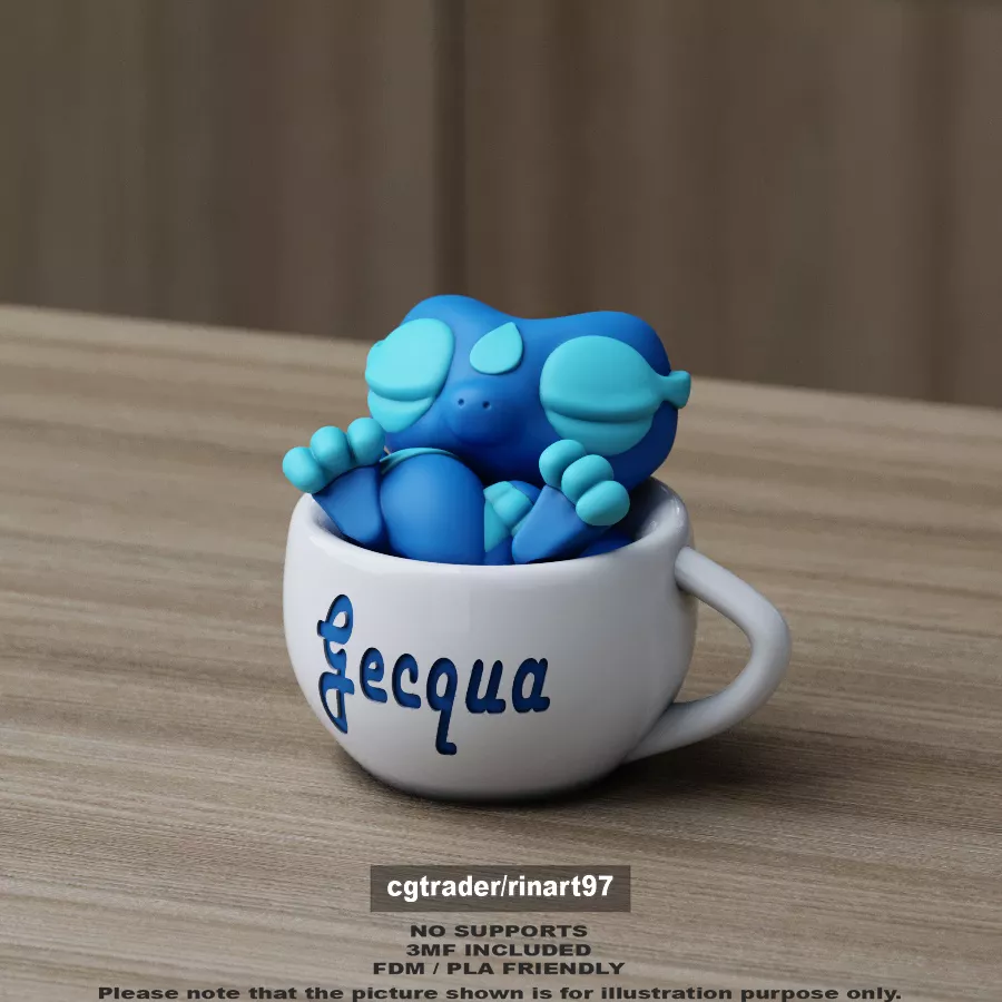 Gecqua chill cup 3D print model