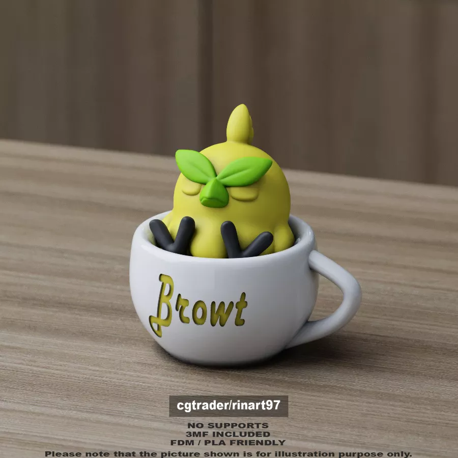 Browt chill cup 3D print model