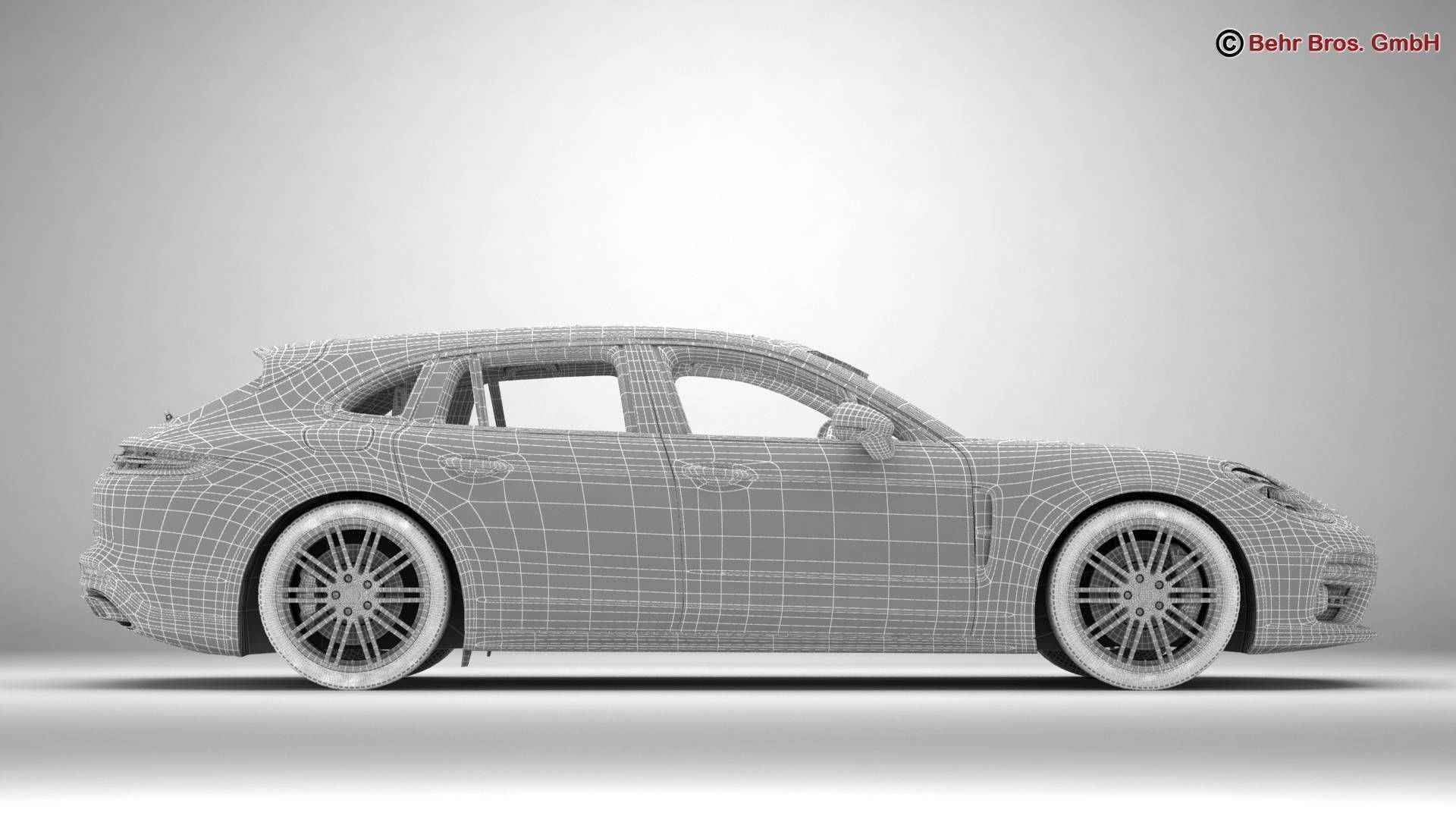 Porsche Panamera Sport Turismo Turbo 2018 3D model_20