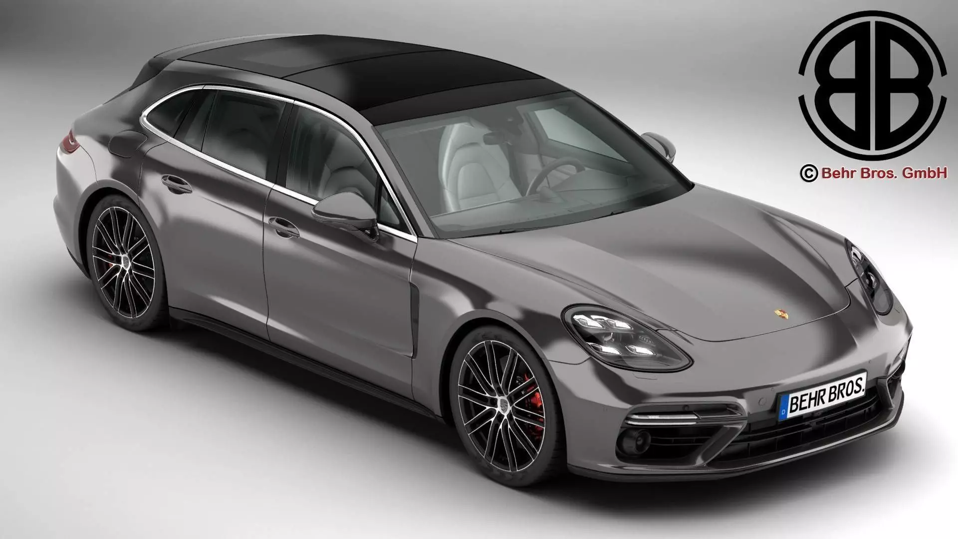 Porsche Panamera Sport Turismo Turbo 2018 3D model_0