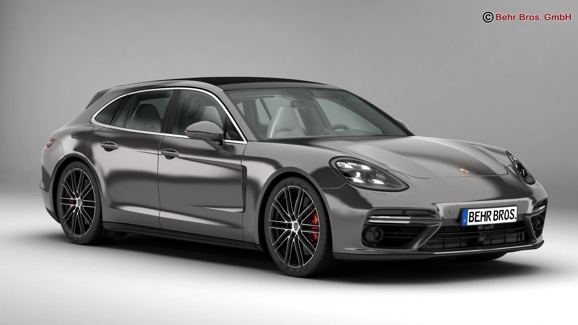 Porsche Panamera Sport Turismo Turbo 2018 3D model_1