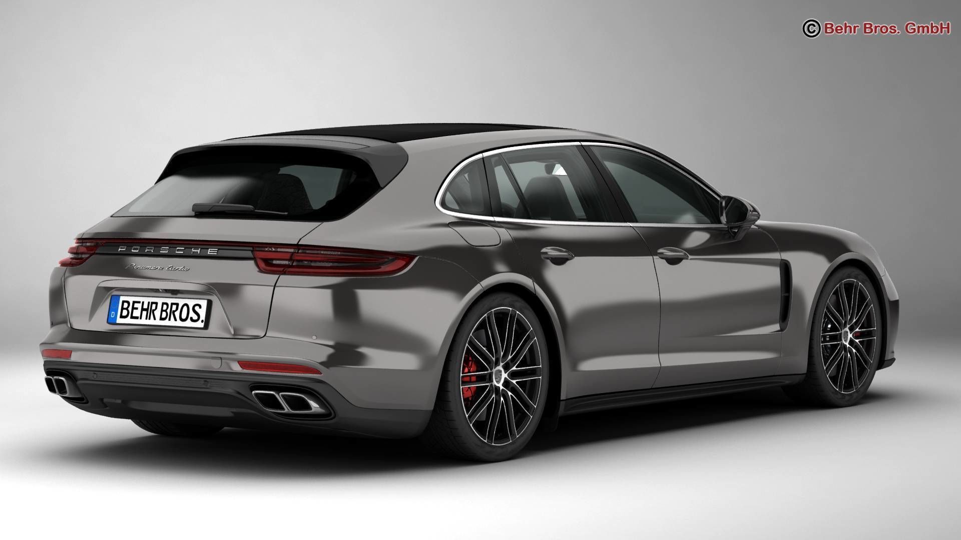 Porsche Panamera Sport Turismo Turbo 2018 3D model_3