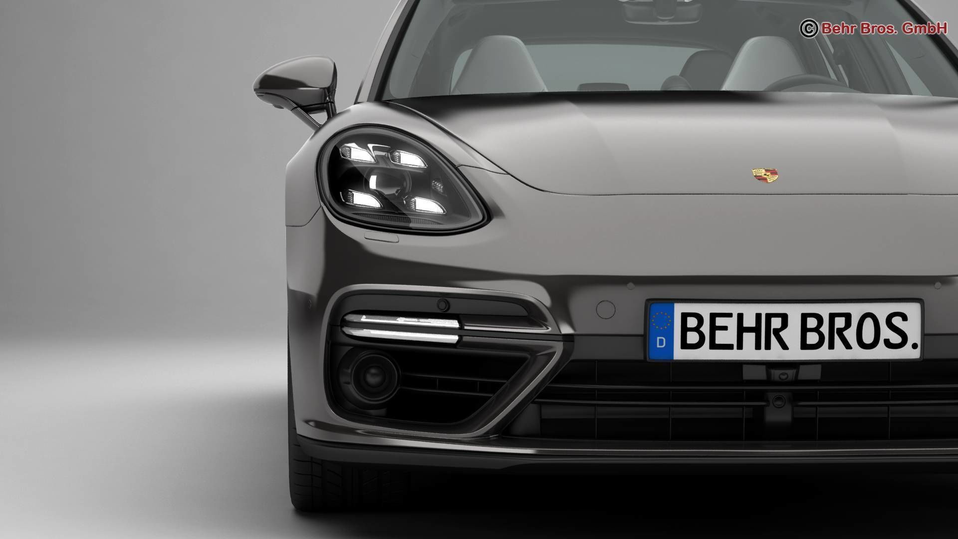 Porsche Panamera Sport Turismo Turbo 2018 3D model_7