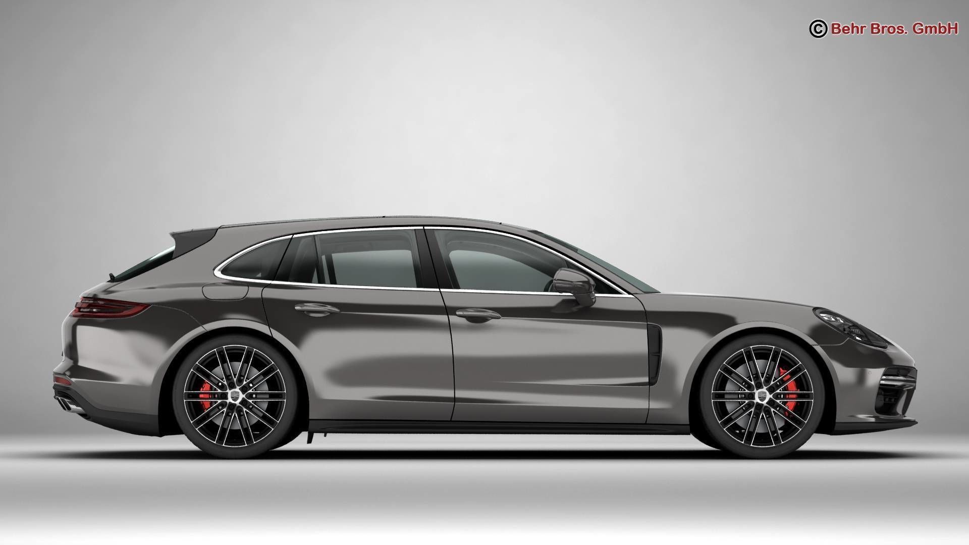 Porsche Panamera Sport Turismo Turbo 2018 3D model_5