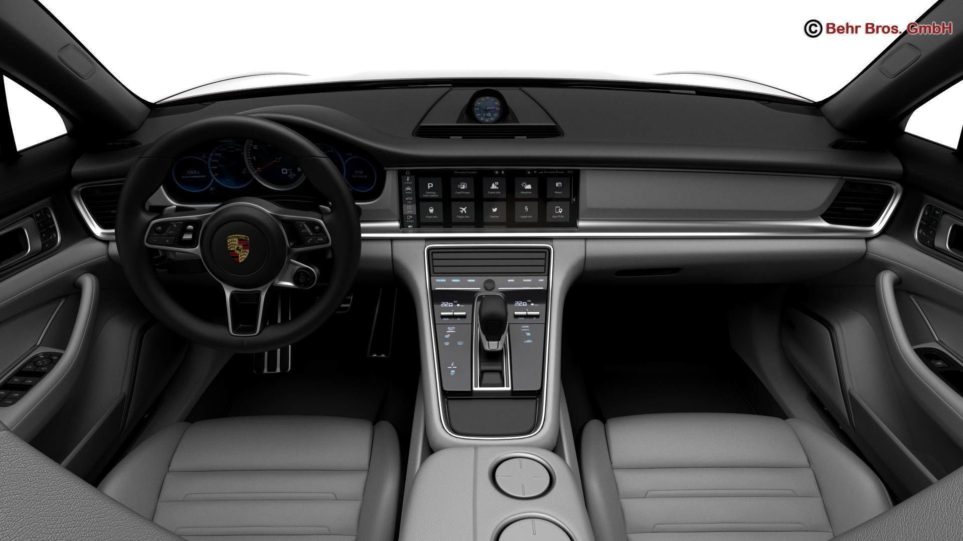 Porsche Panamera Sport Turismo Turbo 2018 3D model_14