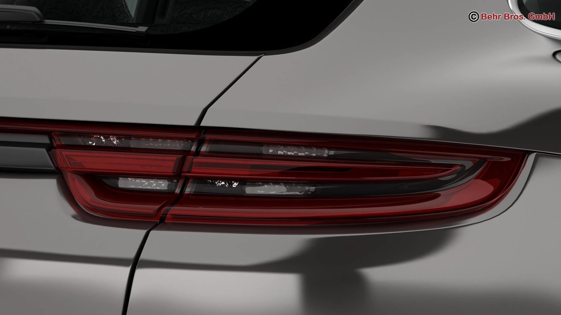 Porsche Panamera Sport Turismo Turbo 2018 3D model_10