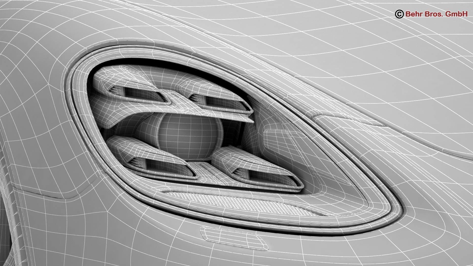 Porsche Panamera Sport Turismo Turbo 2018 3D model_24