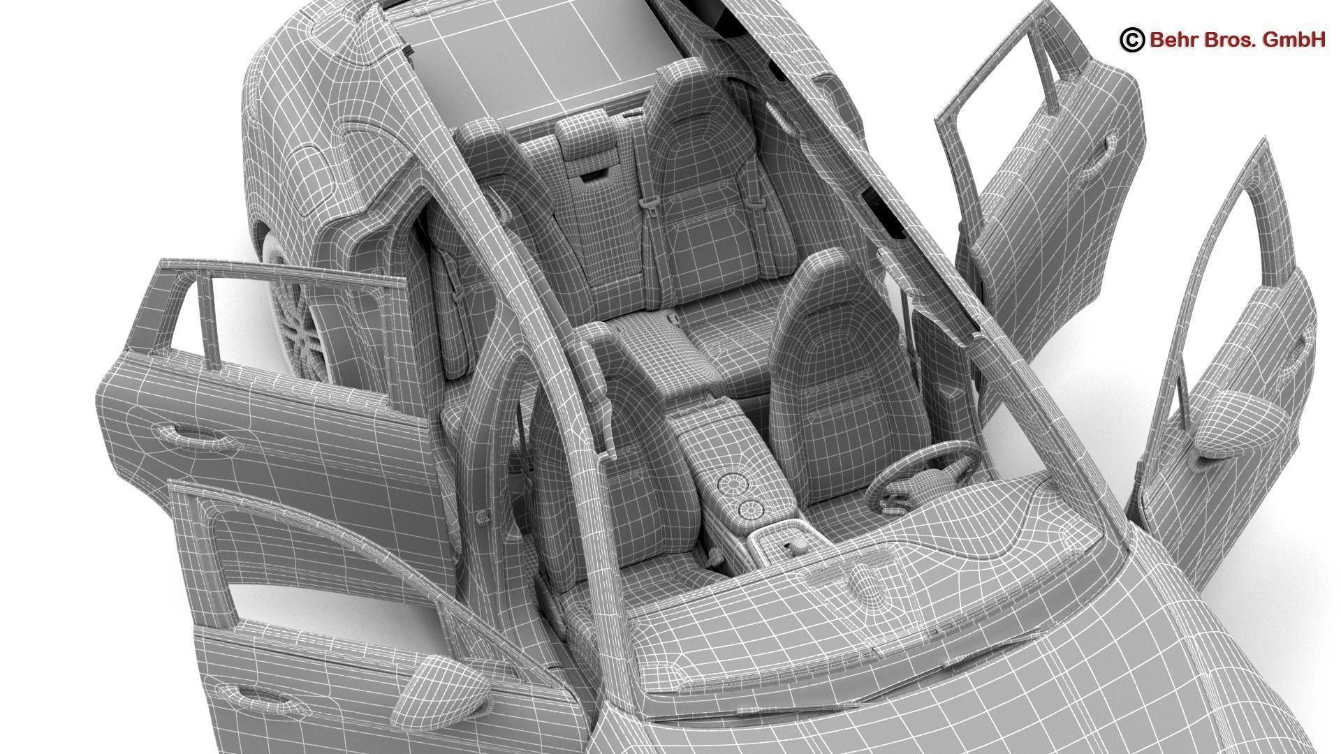 Porsche Panamera Sport Turismo Turbo 2018 3D model_26