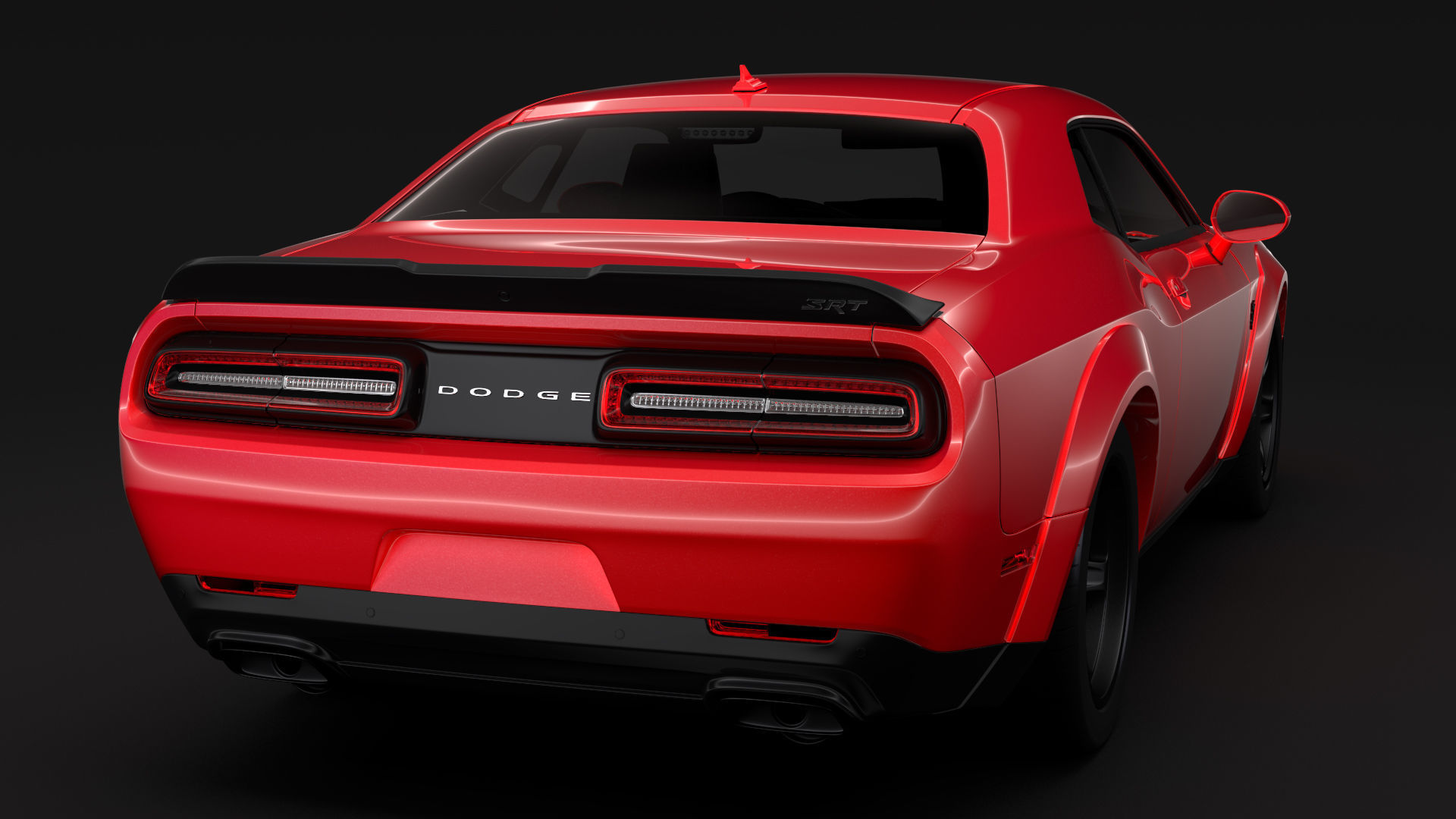 Dodge Challenger SRT Demon 2018 3D model_7