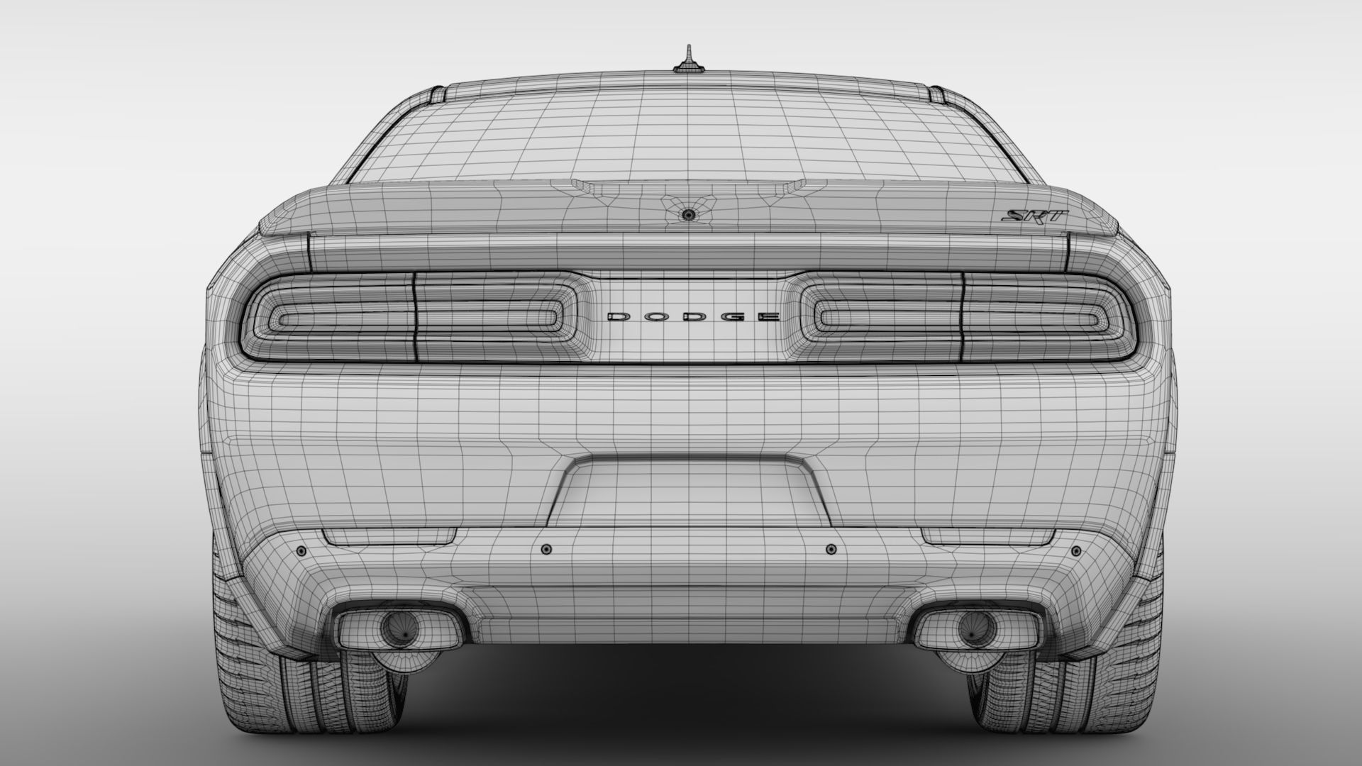 Dodge Challenger SRT Demon 2018 3D model_18