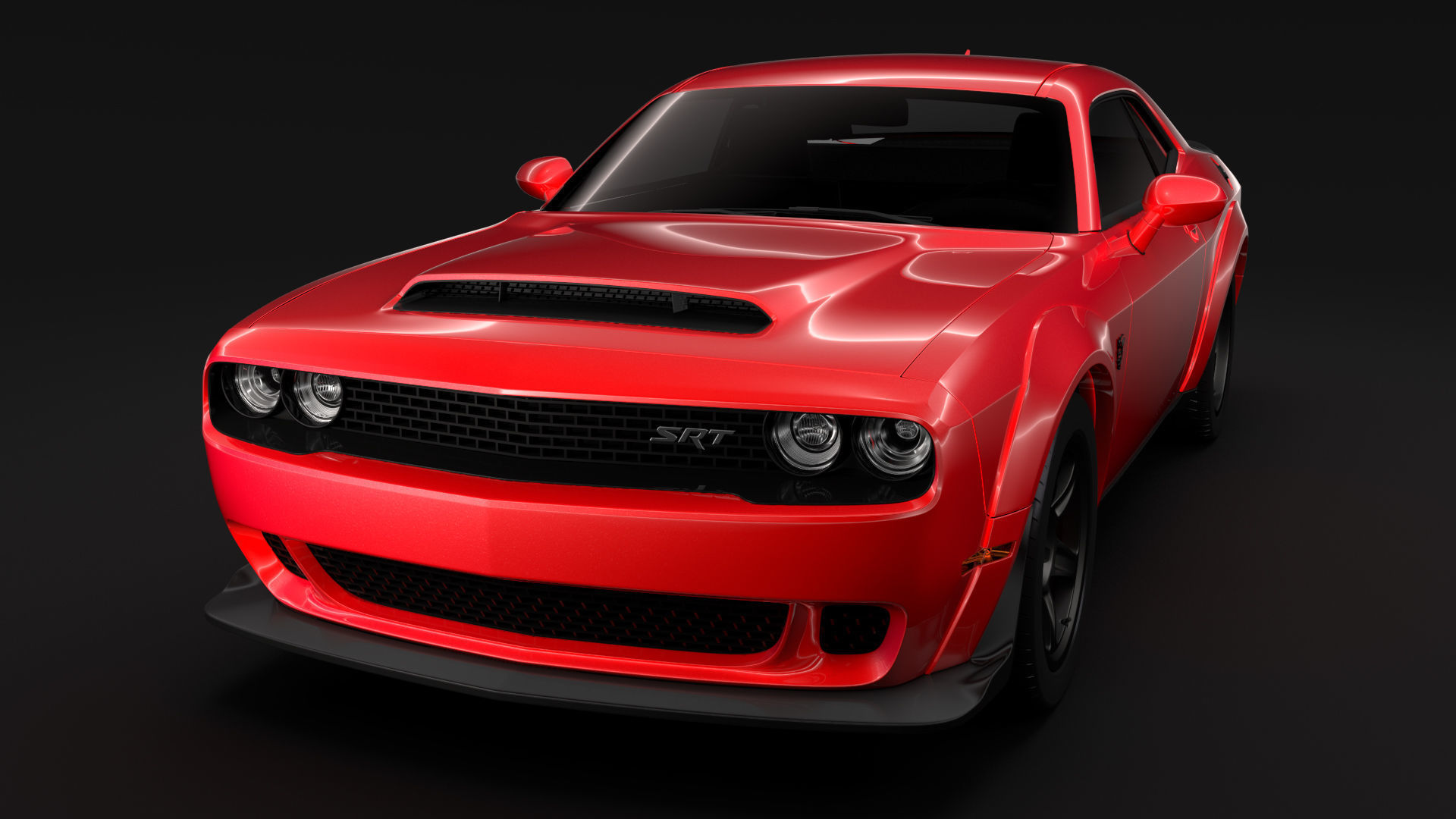 Dodge Challenger SRT Demon 2018 3D model_1