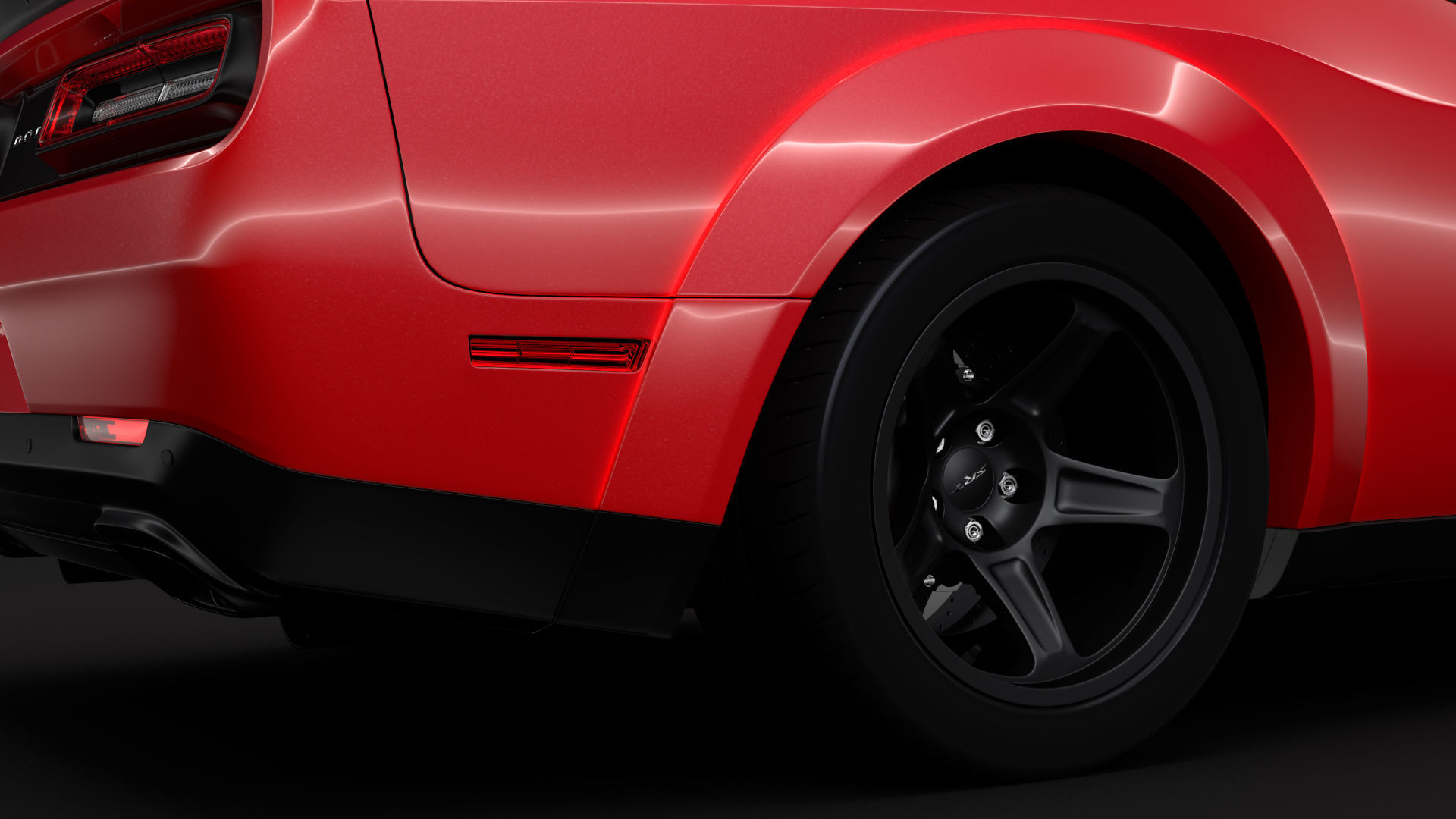 Dodge Challenger SRT Demon 2018 3D model_8