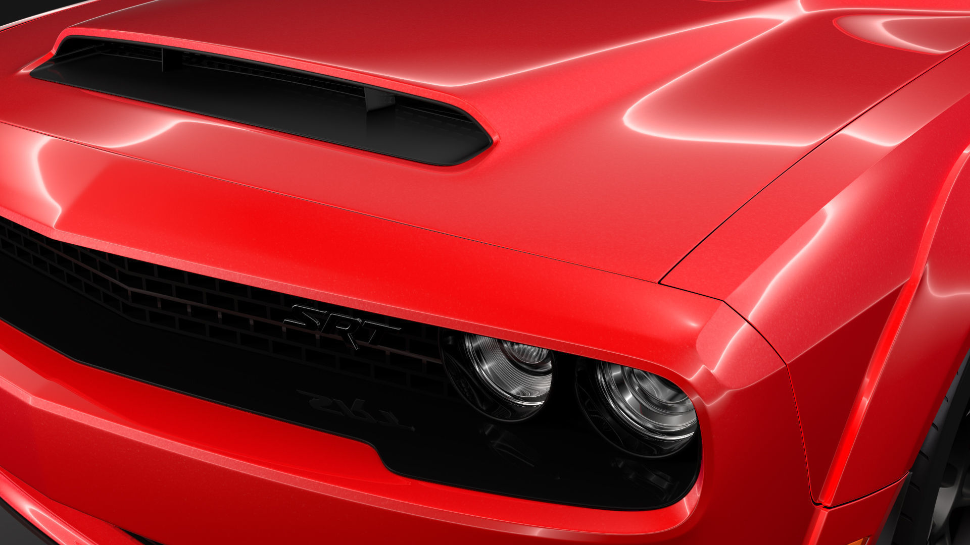 Dodge Challenger SRT Demon 2018 3D model_2