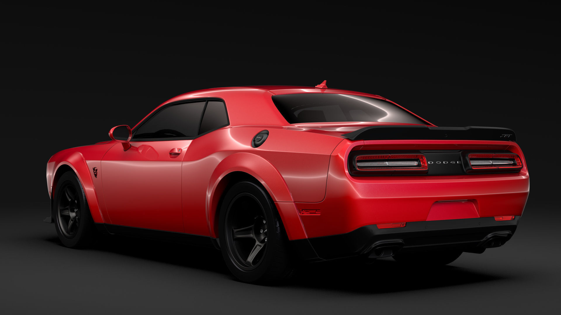 Dodge Challenger SRT Demon 2018 3D model_10