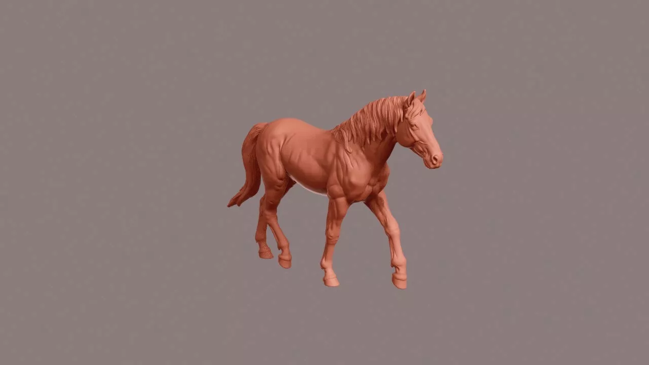Walking Pony 3D print model