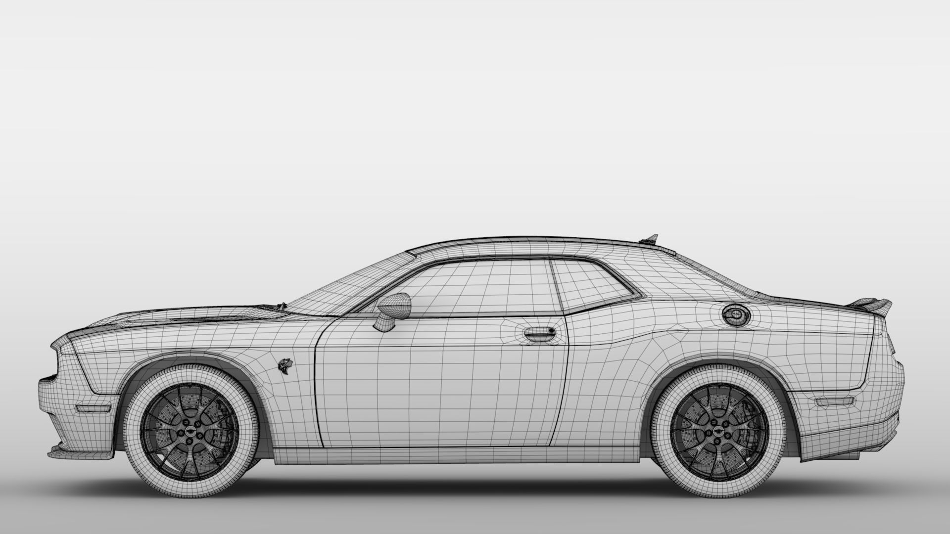 Dodge Challenger SRT Hellcat Go Mangoo 2017 3D model_18