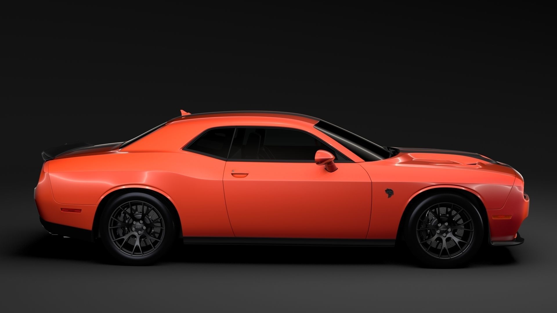 Dodge Challenger SRT Hellcat Go Mangoo 2017 3D model_5