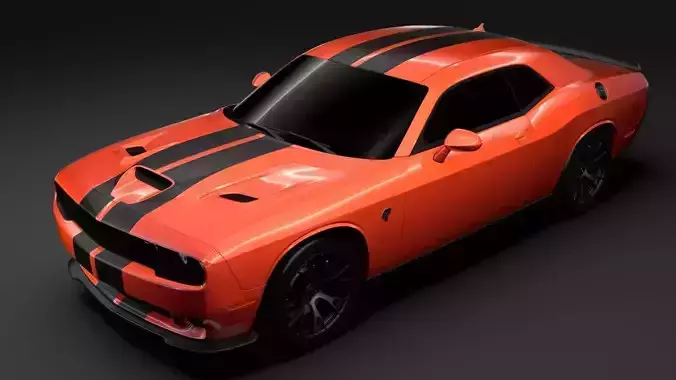 Dodge Challenger SRT Hellcat Go Mangoo 2017 3D model