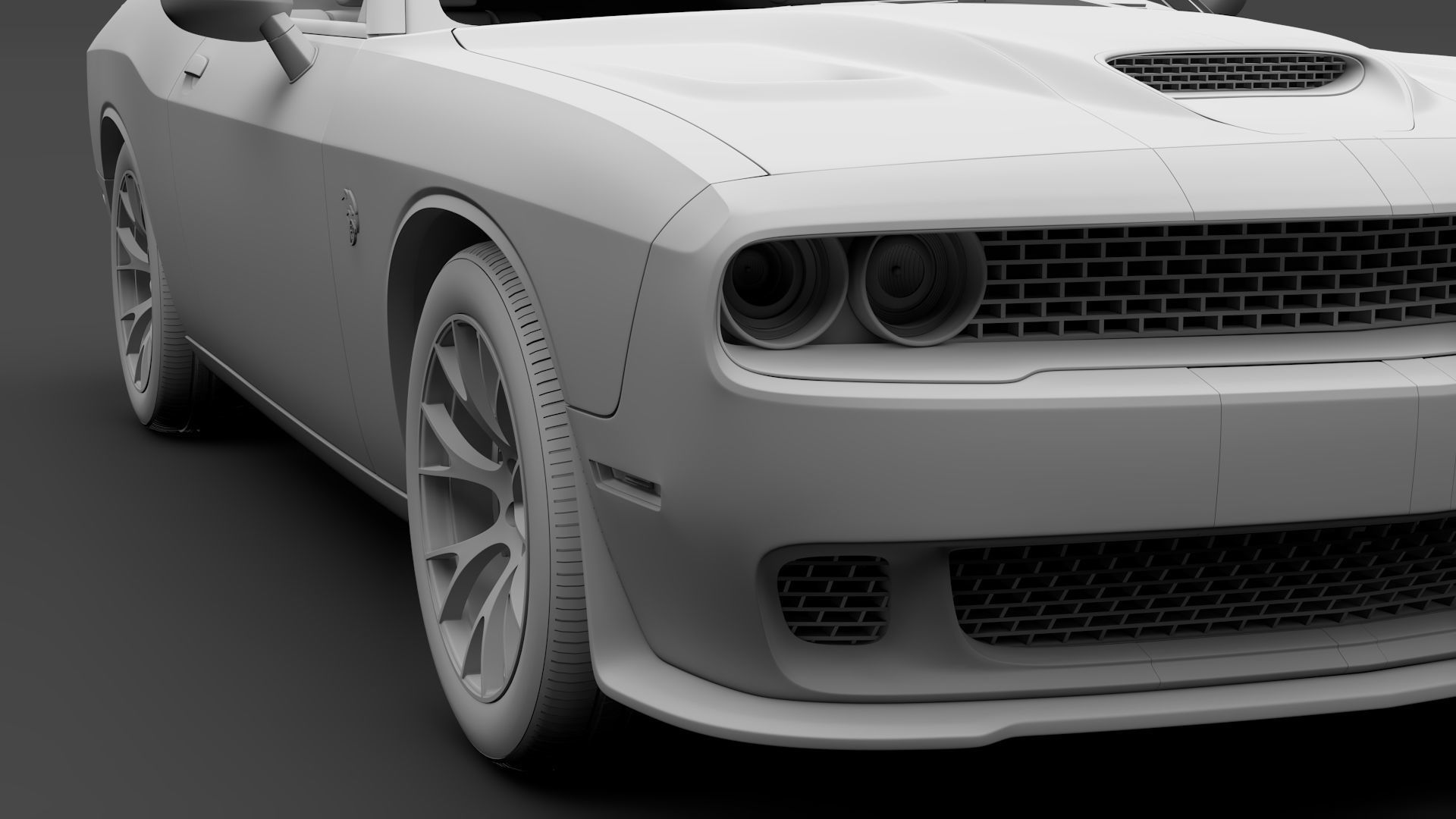 Dodge Challenger SRT Hellcat Go Mangoo 2017 3D model_10