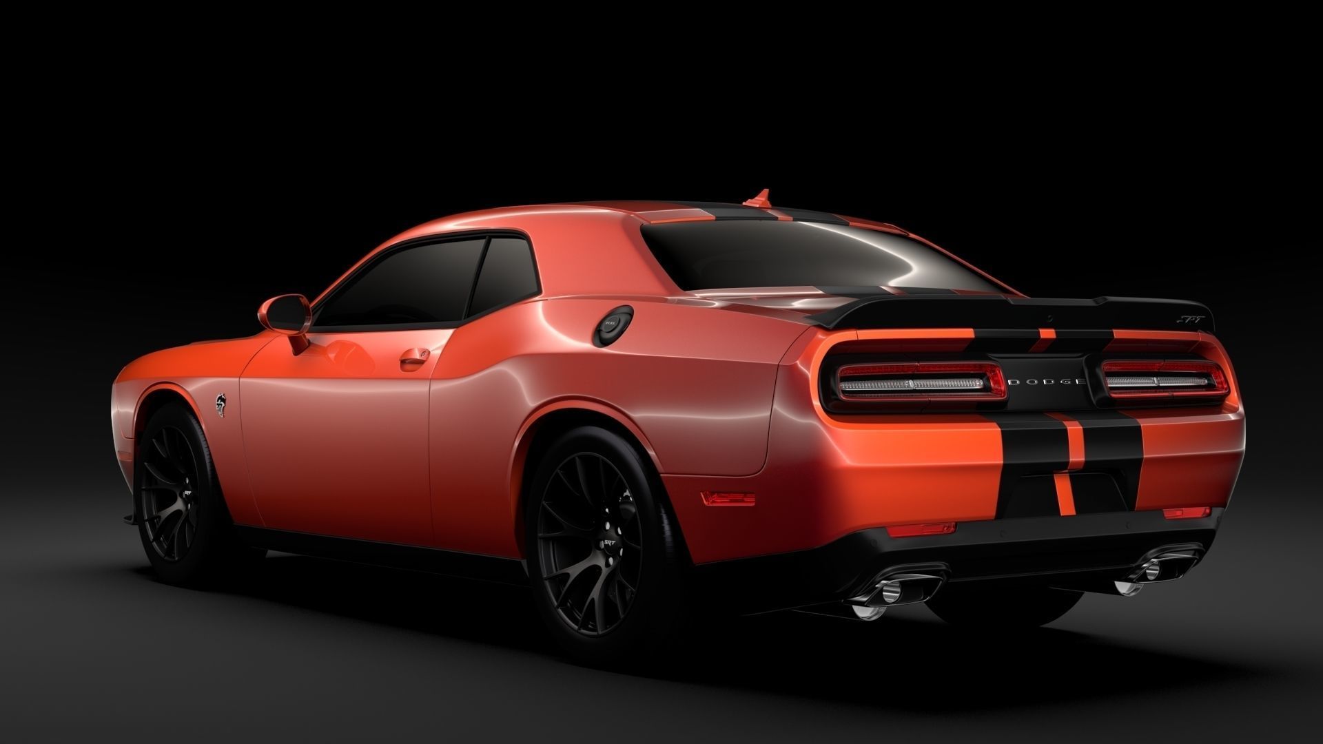Dodge Challenger SRT Hellcat Go Mangoo 2017 3D model_9