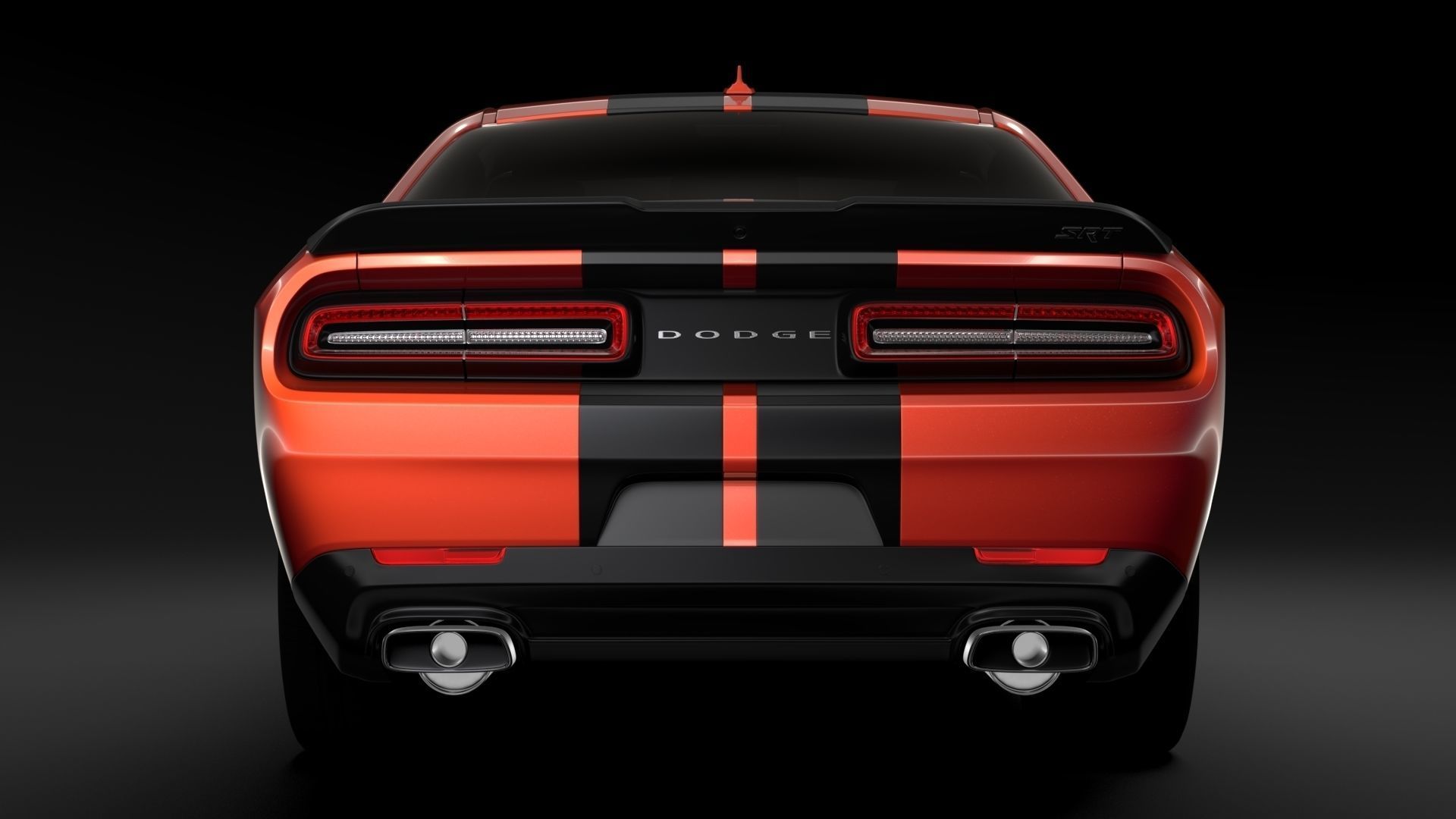 Dodge Challenger SRT Hellcat Go Mangoo 2017 3D model_2