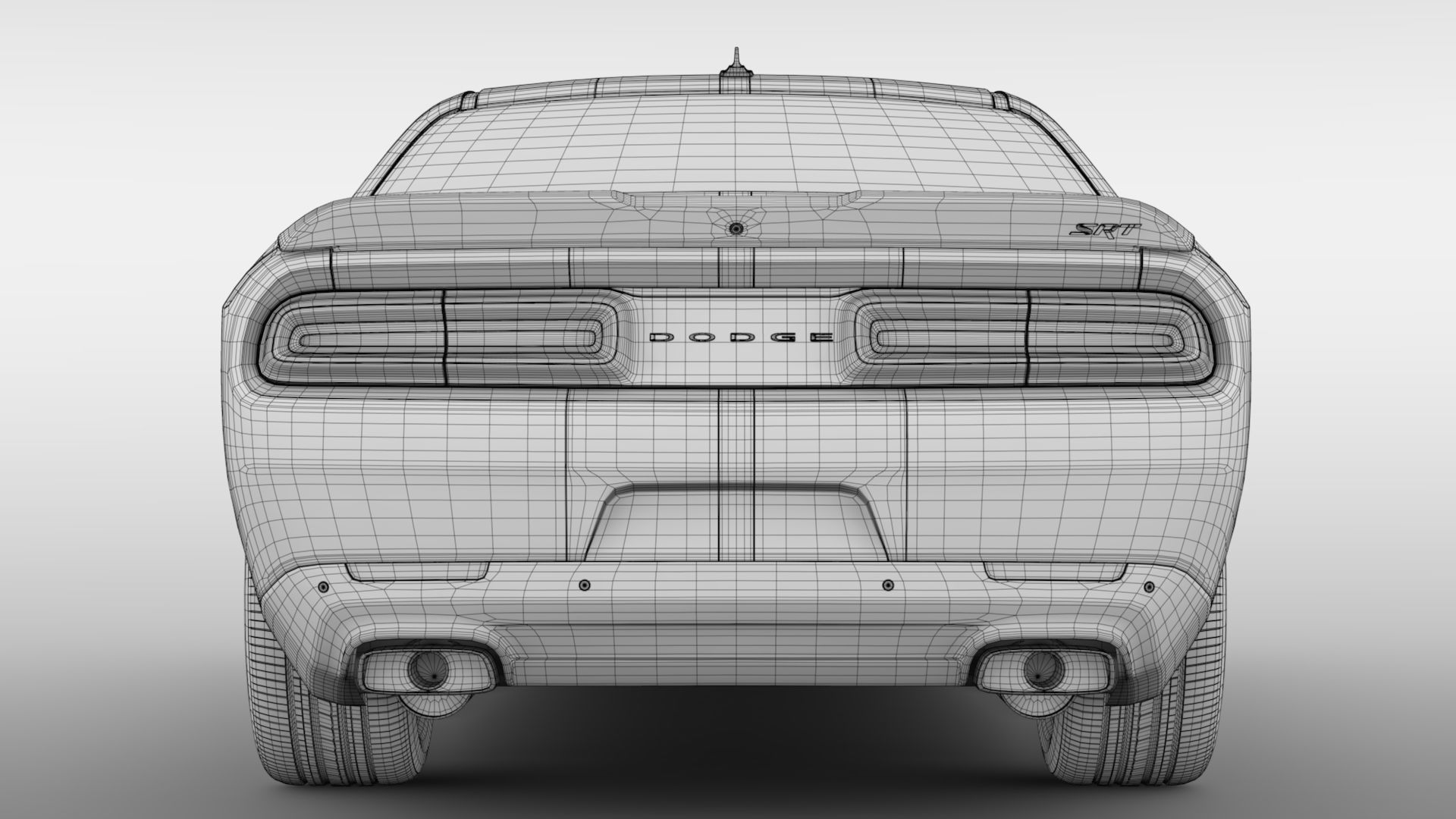 Dodge Challenger SRT Hellcat Go Mangoo 2017 3D model_15