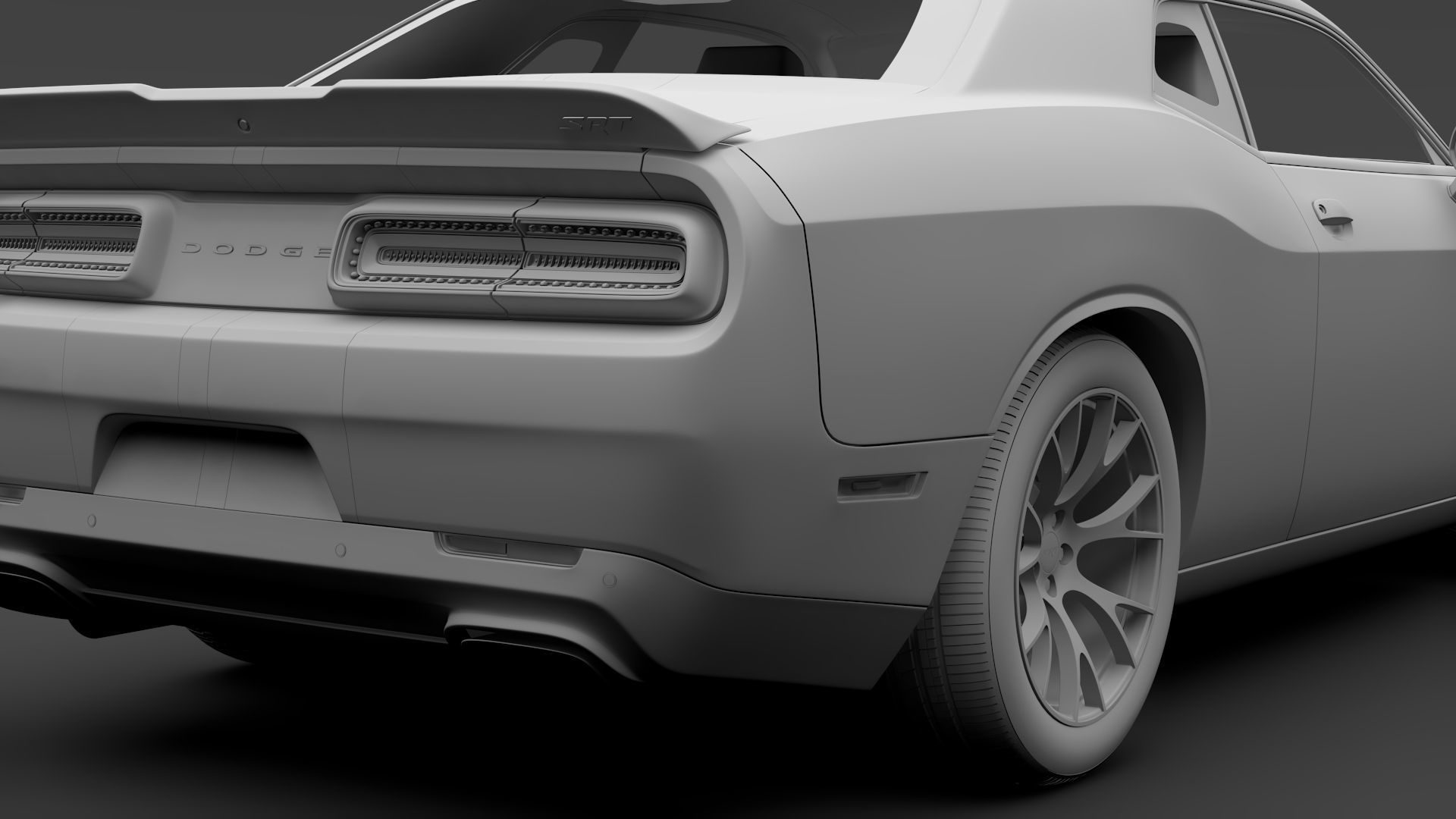 Dodge Challenger SRT Hellcat Go Mangoo 2017 3D model_13