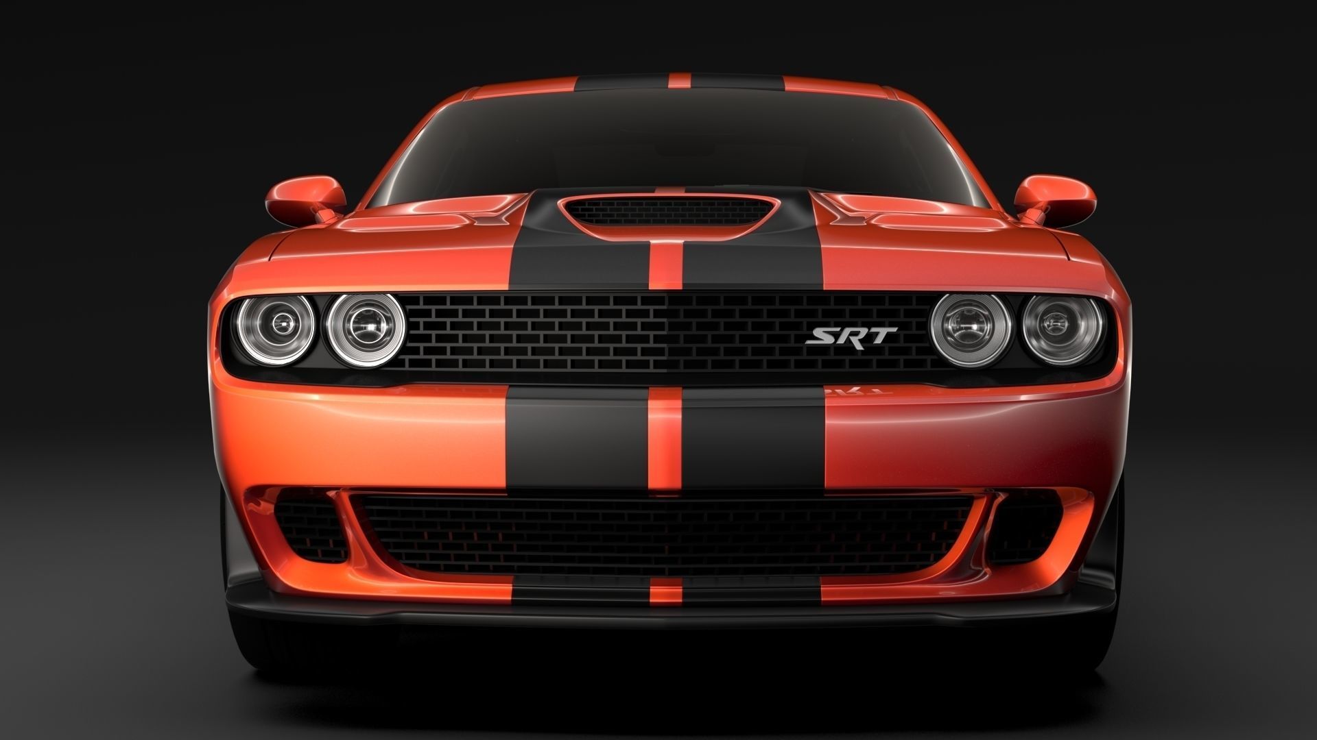 Dodge Challenger SRT Hellcat Go Mangoo 2017 3D model_7