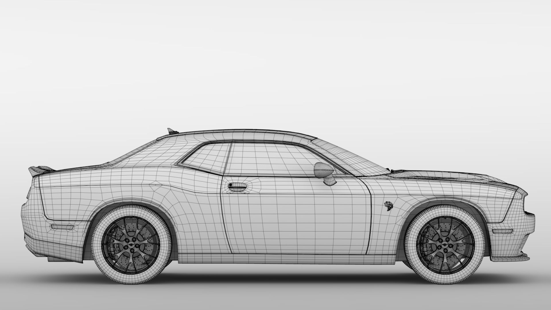 Dodge Challenger SRT Hellcat Go Mangoo 2017 3D model_17