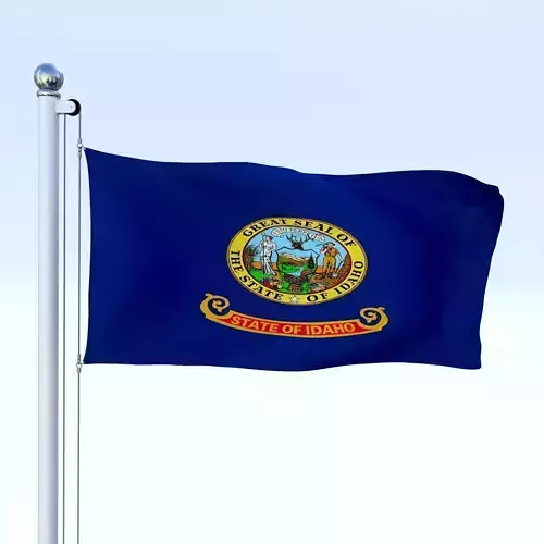 Animated Idaho Flag