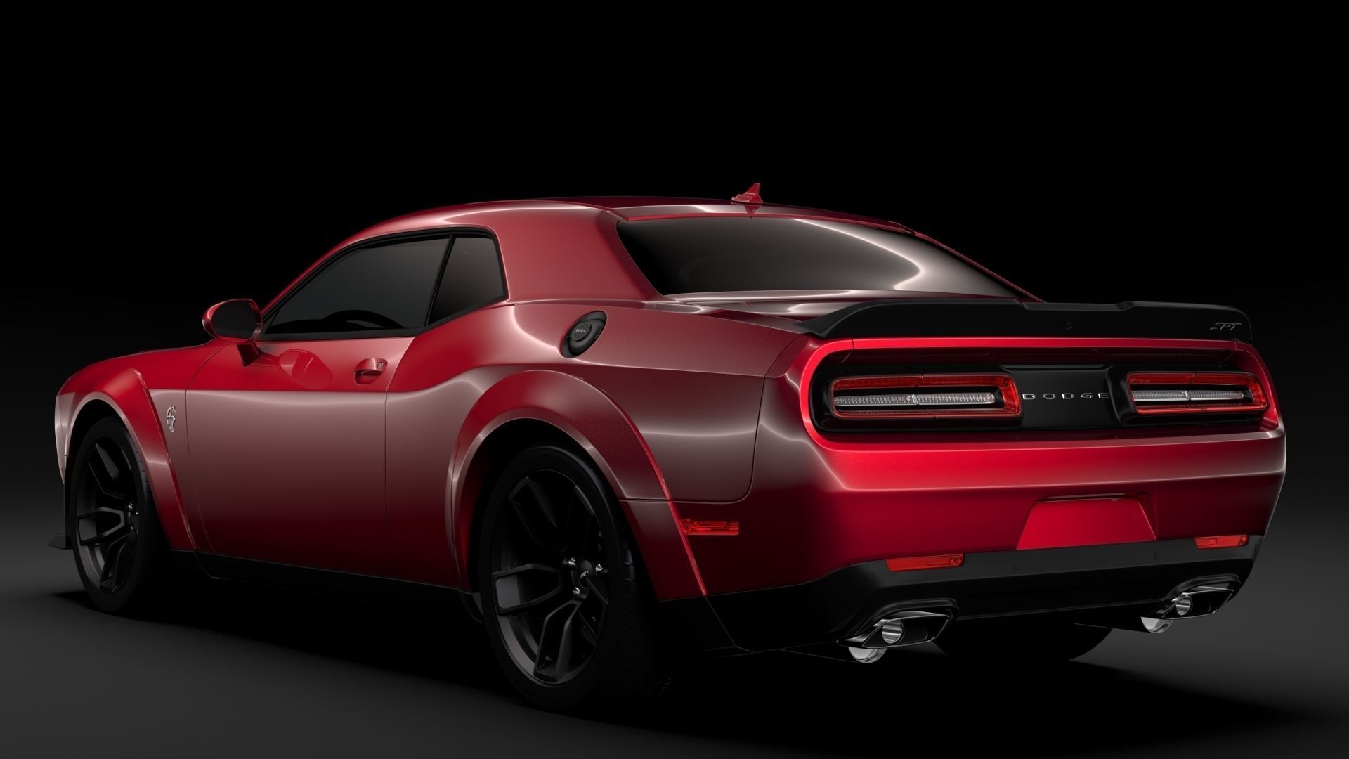Dodge Challenger SRT Hellcat Widebody 2018 3D model_5