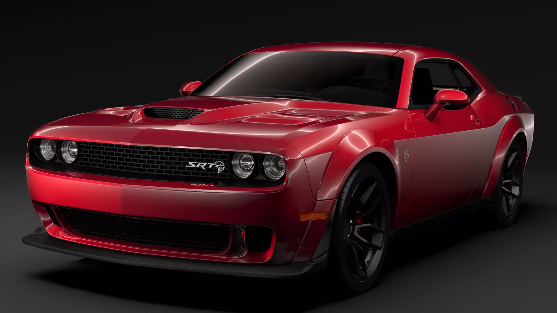 Dodge Challenger SRT Hellcat Widebody 2018 3D model_0