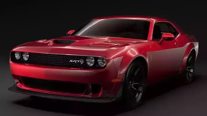 Dodge Challenger SRT Hellcat Widebody 2018 3D model