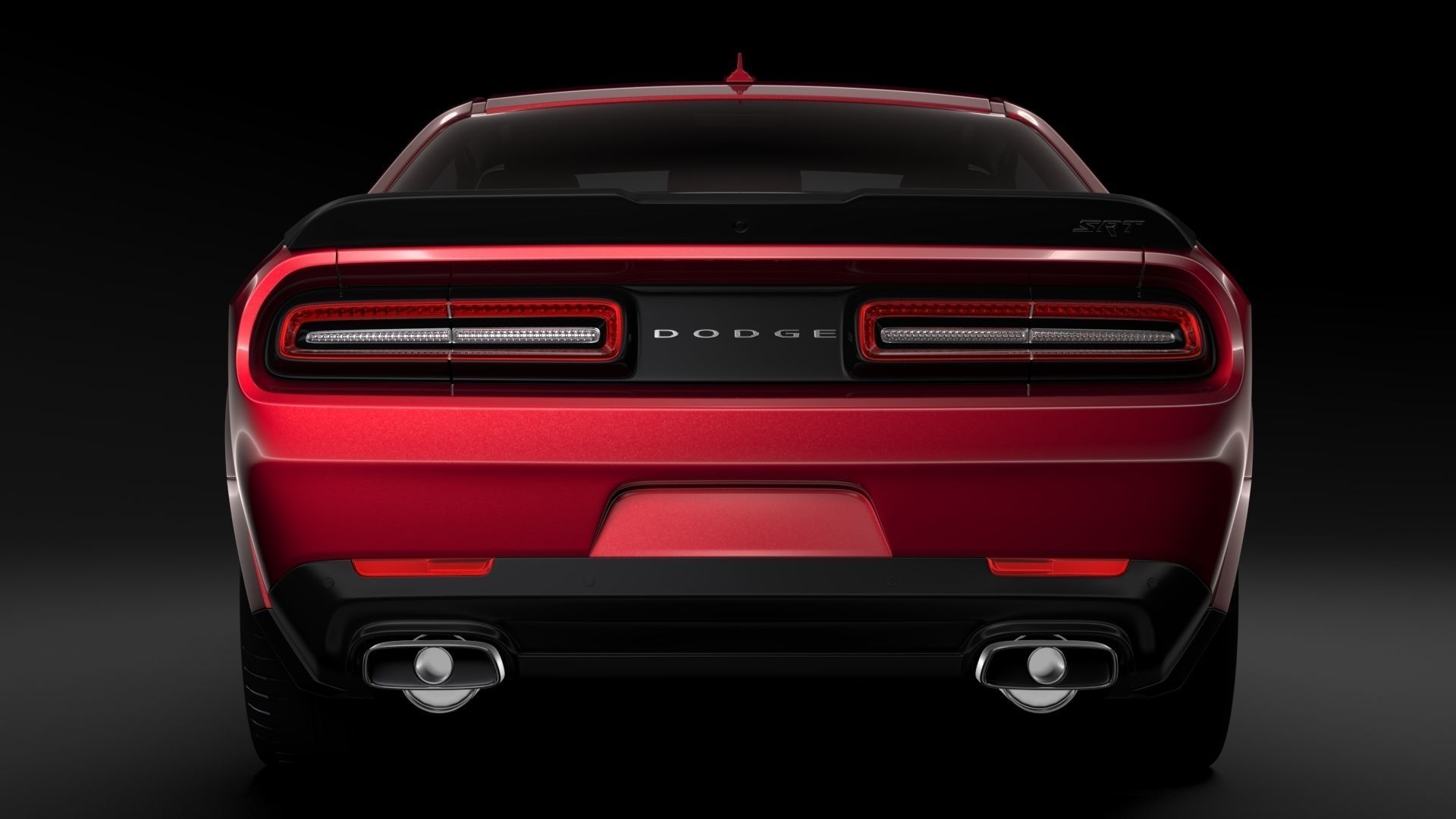 Dodge Challenger SRT Hellcat Widebody 2018 3D model_2