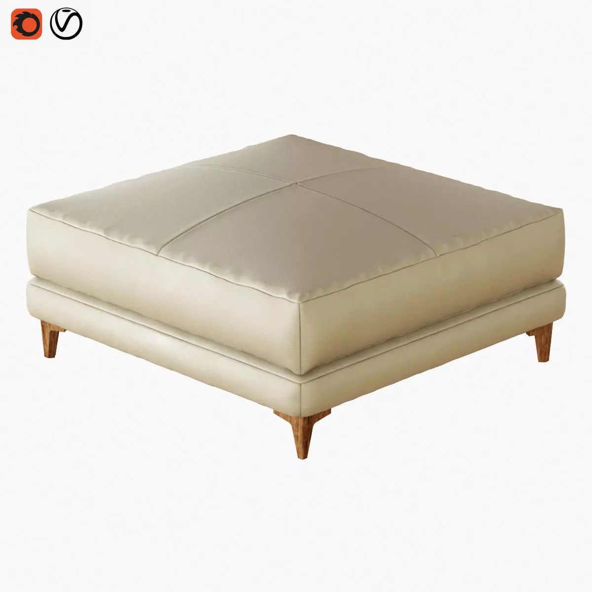 Pouf Ditre Morrison 3D model_0