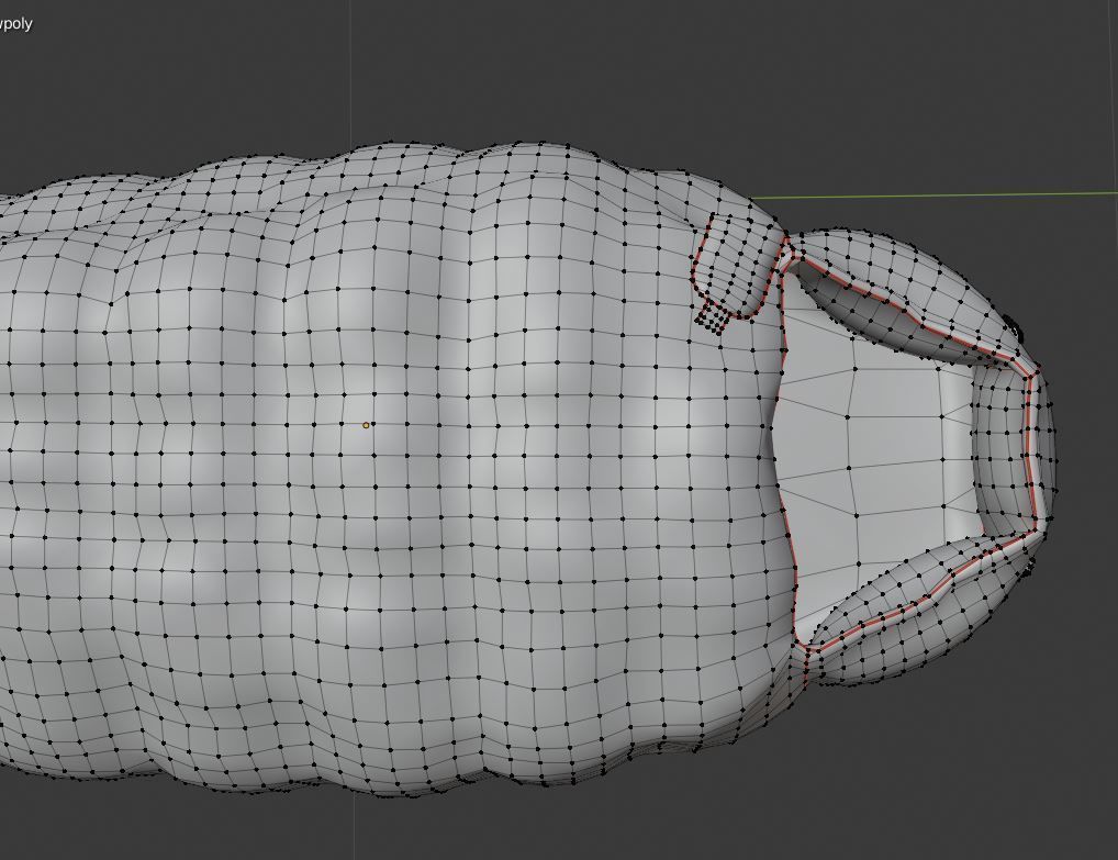 Sleeping bag Low-poly 3D model_16