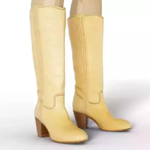 Boot Beige Women Footwear