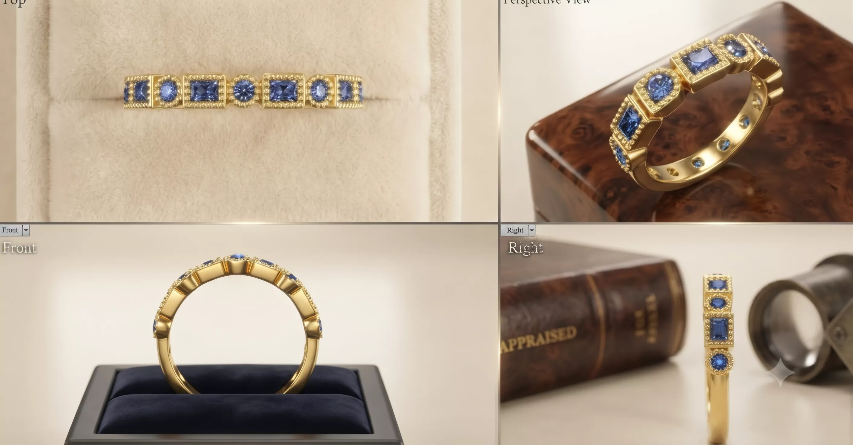 dimond ring 3D print model