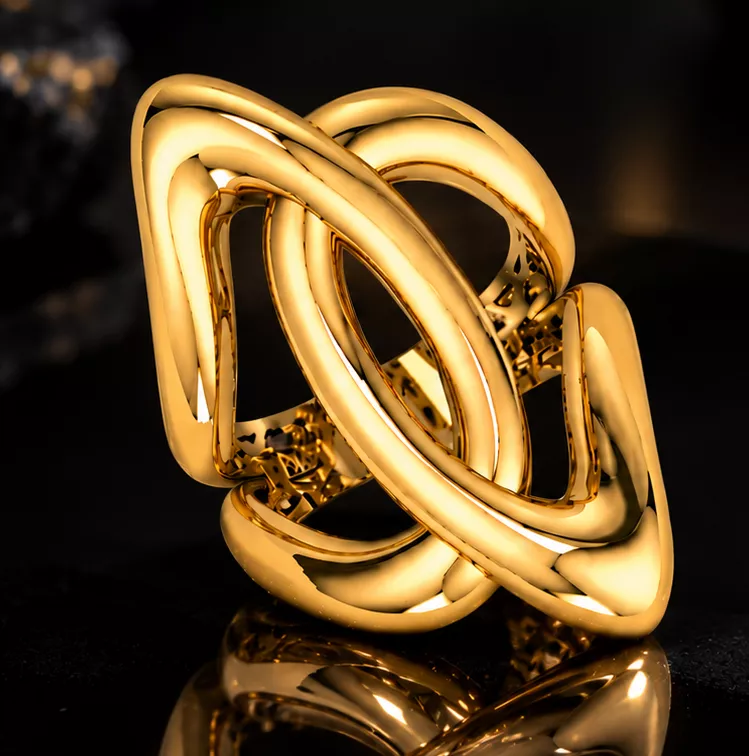 Abstract woven loop 3D print model