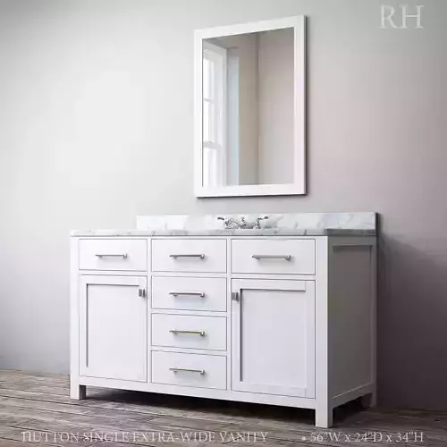 RH HUTTON SINGLE EXTRA-WIDE VANITY