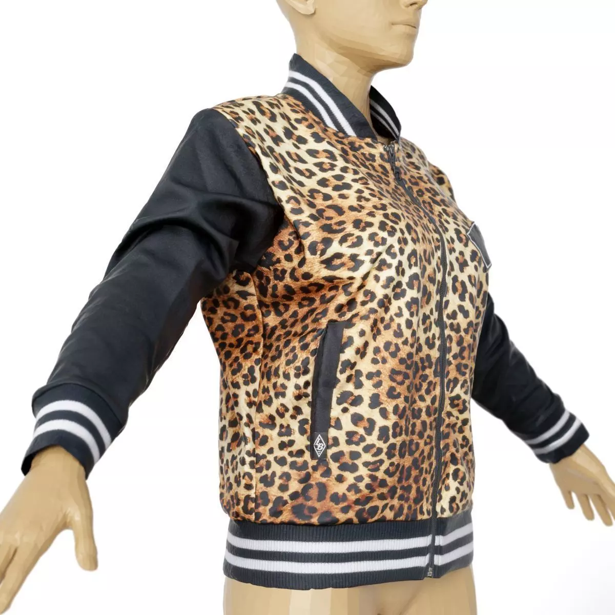 Jacket Tiger Decoration Clothing Female Low-poly 3D model_0