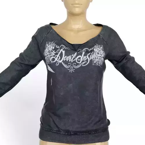 Pull Black Metal Decoration Clothing Women