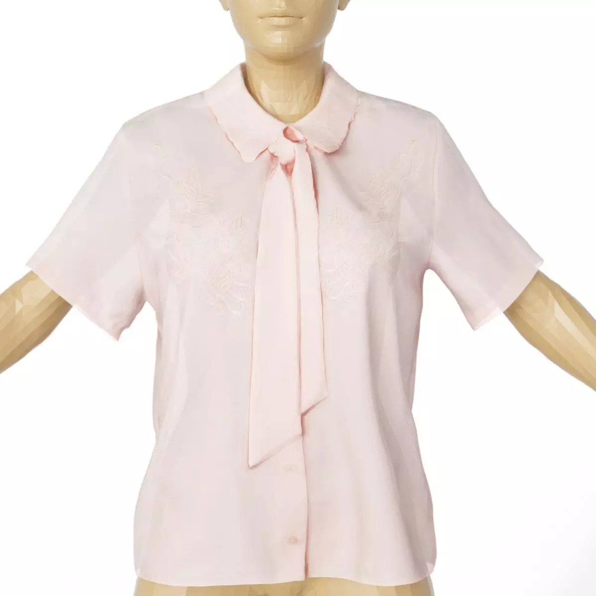 Shirt Salmon See Through Women Clothing Low-poly 3D model
