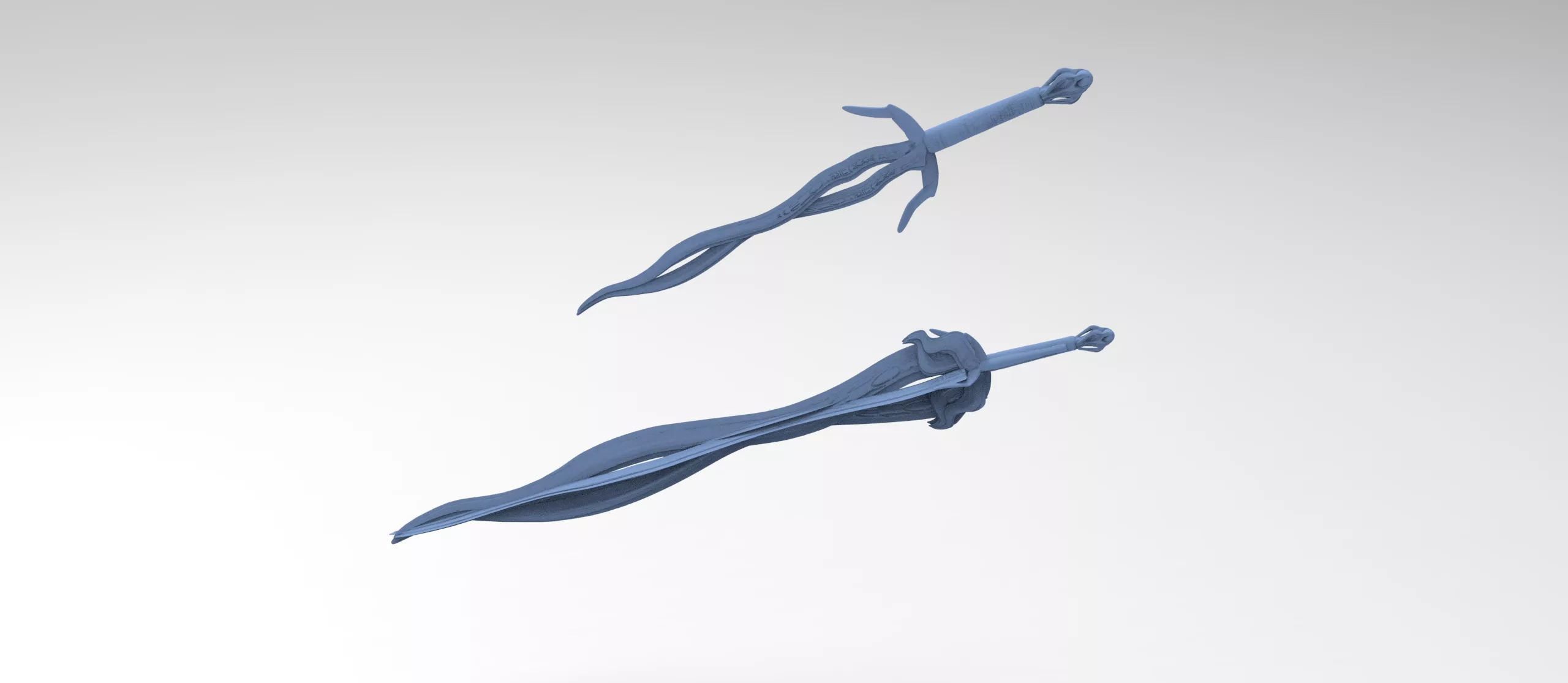 persian flywheel blade 2 designs 3D model