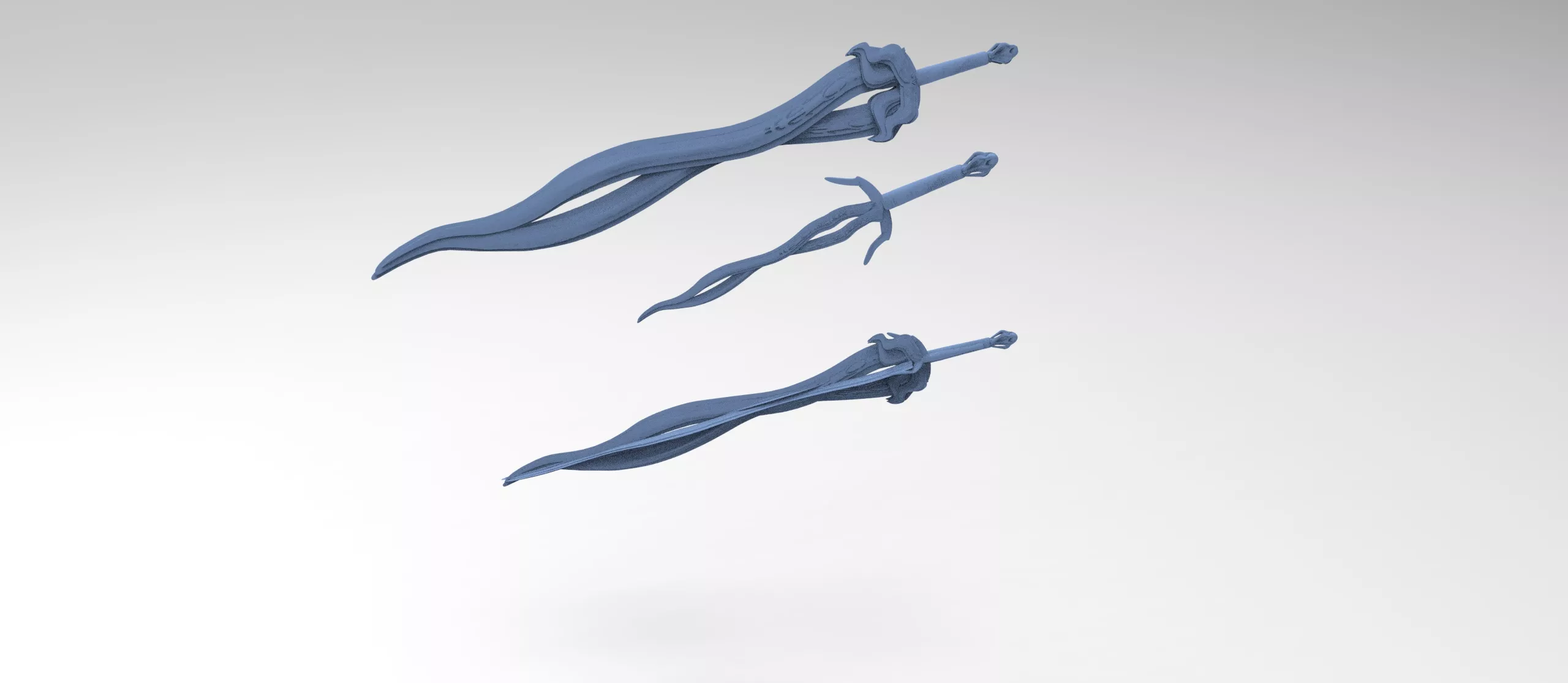 persian flywheel blade 3 designs 3D model