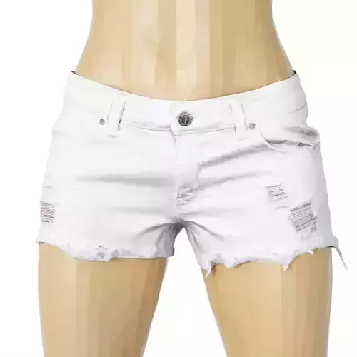 Shorts White jeans Clothing Women