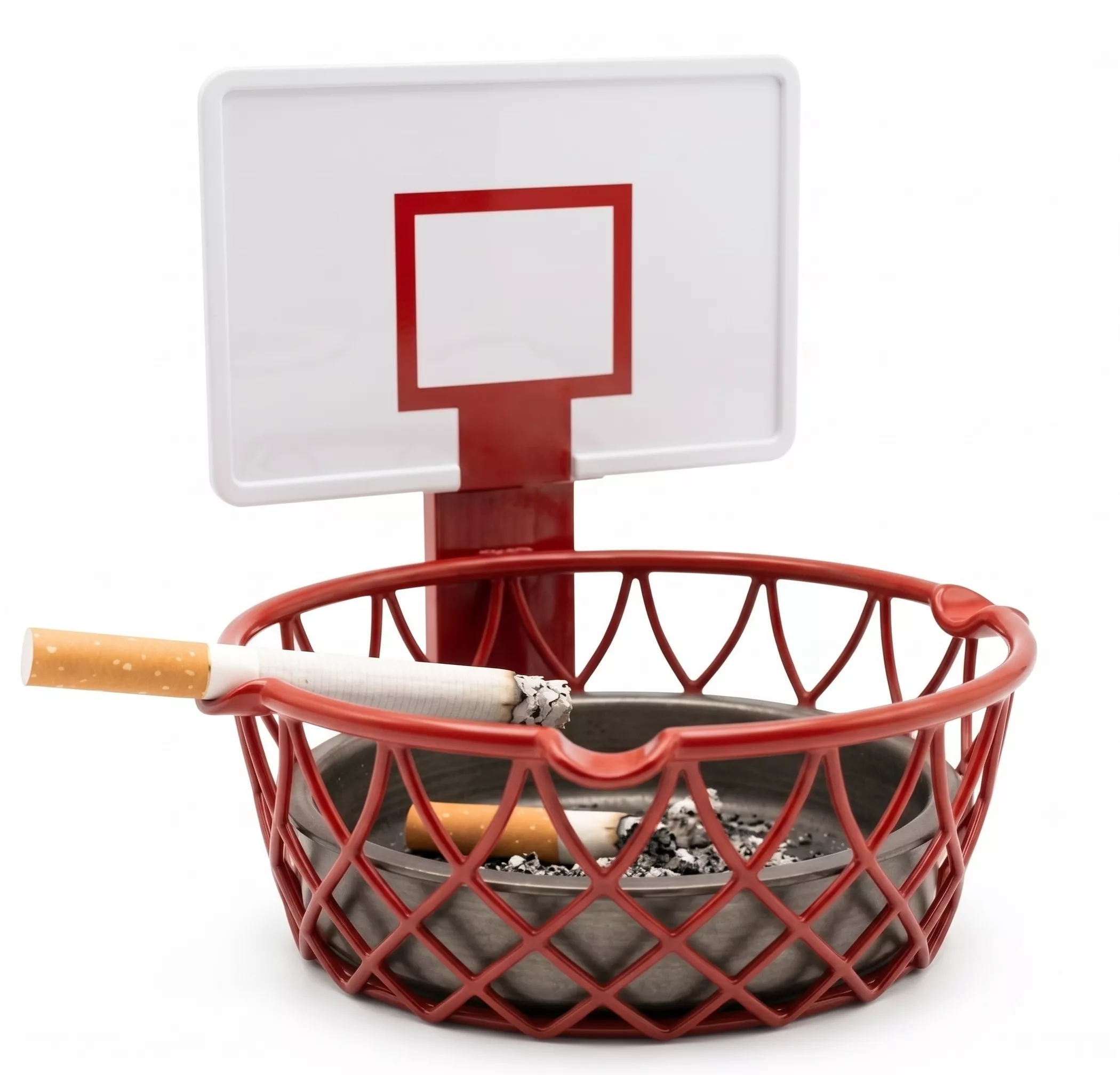 Basketball Hoop Ashtray - STL Design 3D print model