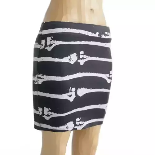 Skirt Bone Decoration Woman Clothing