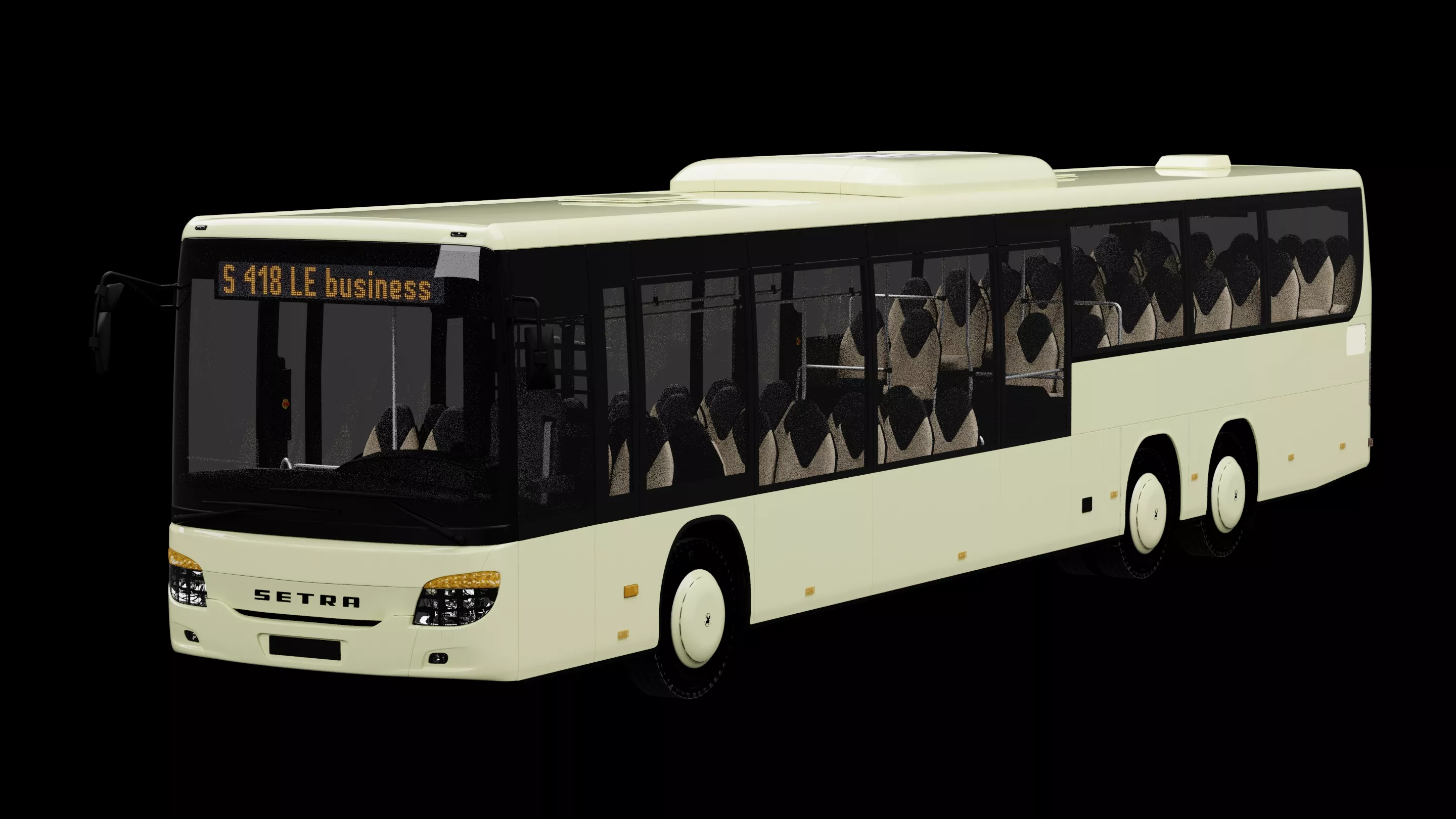 Intercity Bus 3D model
